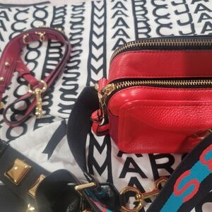 Marc Jacobs Red Leather Crossbody Bag